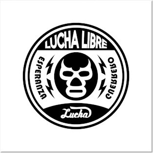 LUCHA LOGO#10mono Posters and Art